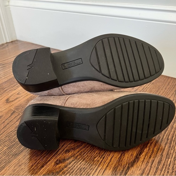 White mountain Brown suede booties lace up size 7.5 made in China leather - Picture 4 of 9